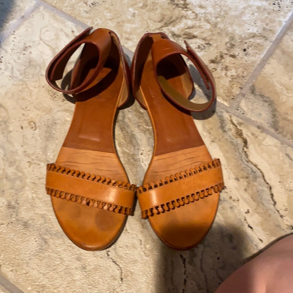 Chloe leather sandals sz 36.5